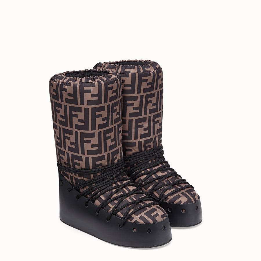 Fendi Multicolor Nylon Boots