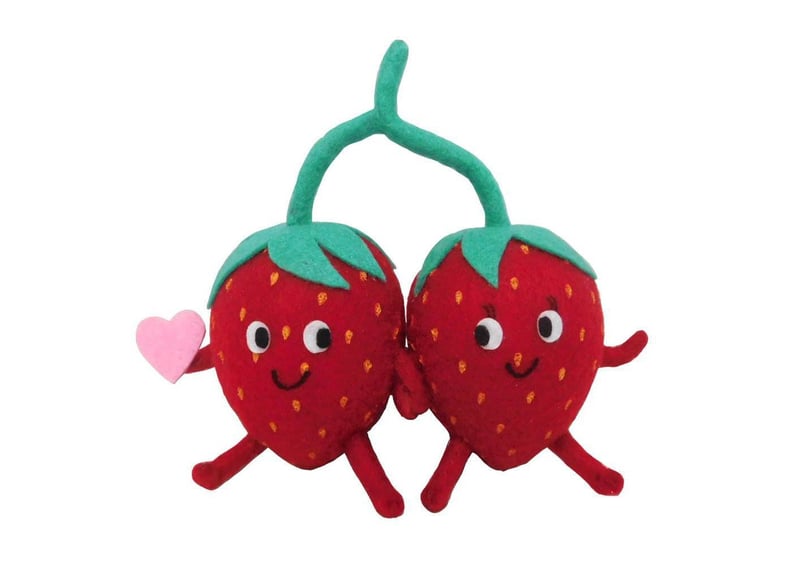 Spritz Felt Figural Valentine’s Strawberry