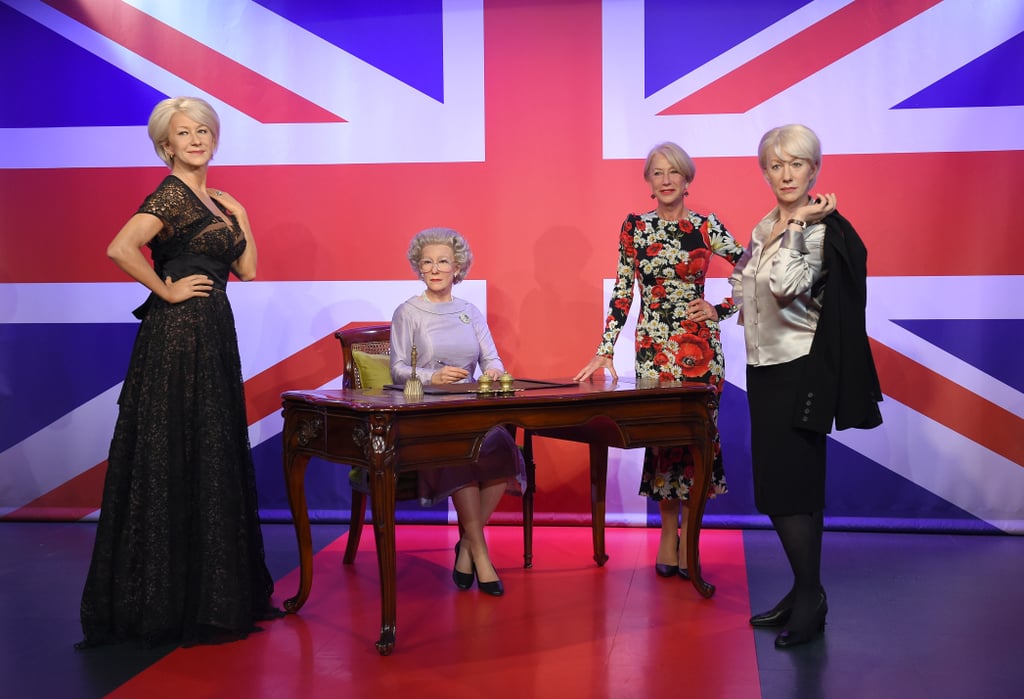 Helen Mirren Meets Wax Figures