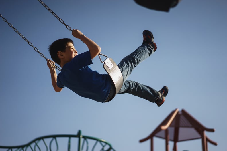 Swing at the park until you're out of breath with giggles.