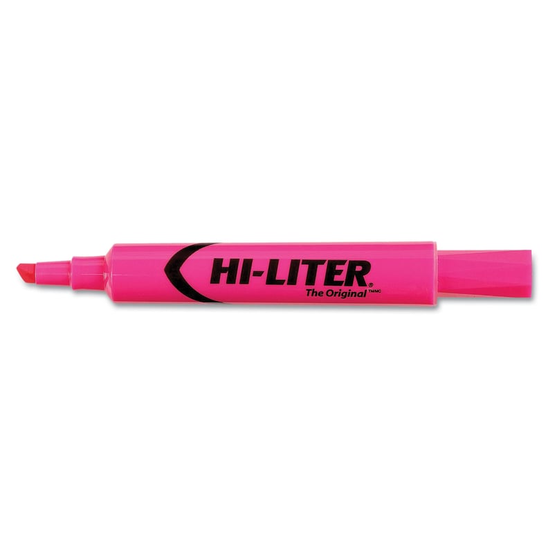 Hi-Liter Desk Style Chisel-Tip Highlighter