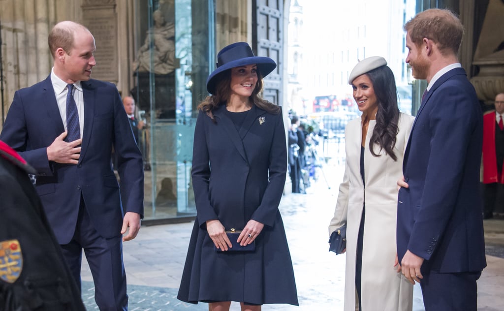 Just a few weeks later, William, Kate, Harry, and Meghan attended a Commonwealth Day Service at Westminster Abbey alongside the Queen.