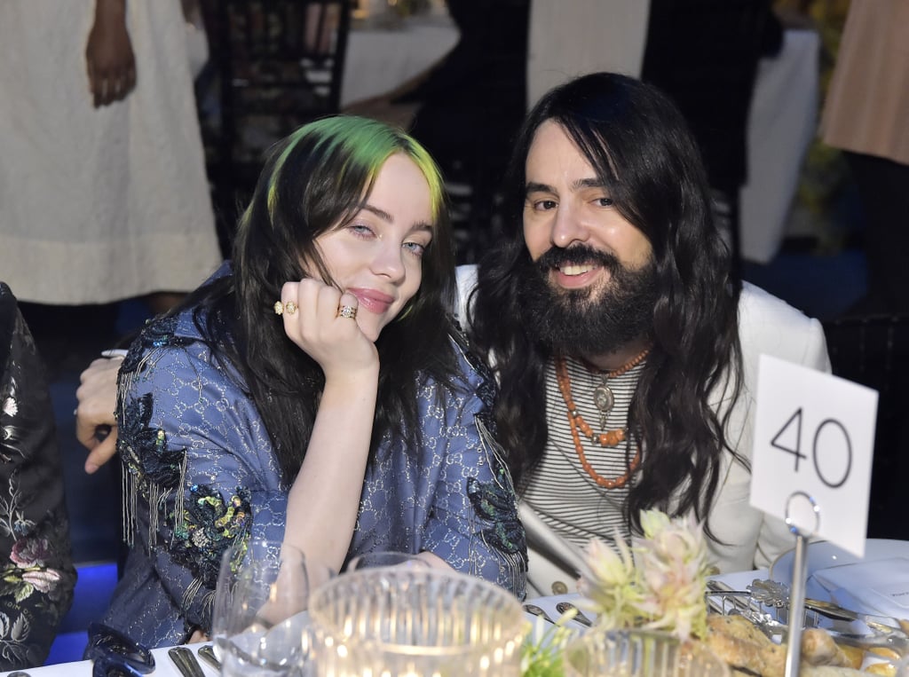 Billie Eilish With Gucci Creative Director Alessandro Michele