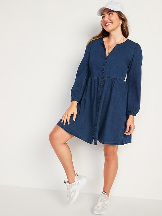 Old Navy Long-Sleeve Fit and Flare Jean 