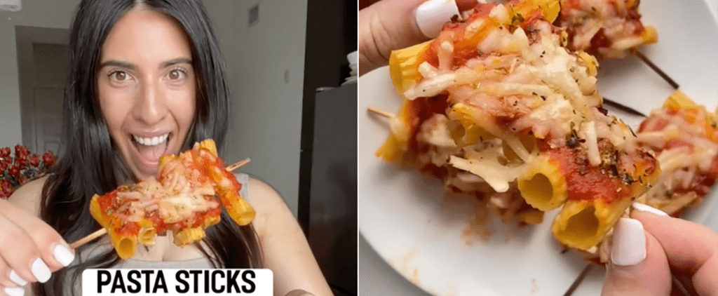Vegan Pasta Sticks Recipe on TikTok