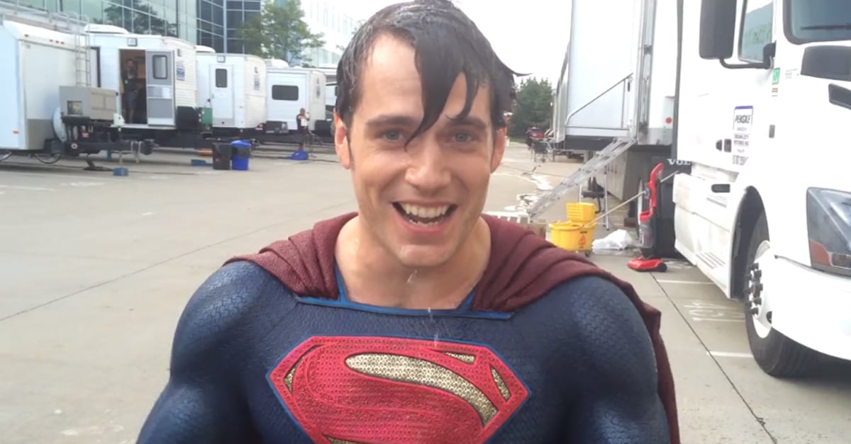  Henry Cavill Takes the Ice Bucket Challenge in his Superman  Suit!