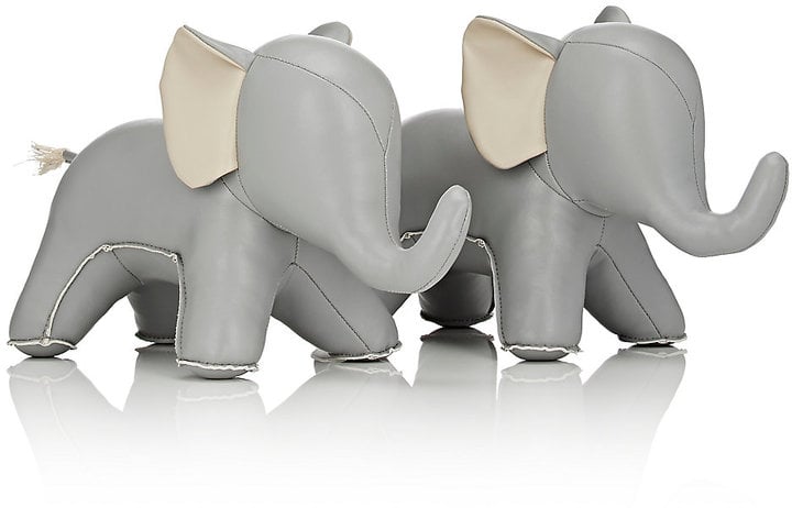 elephant bookends nursery