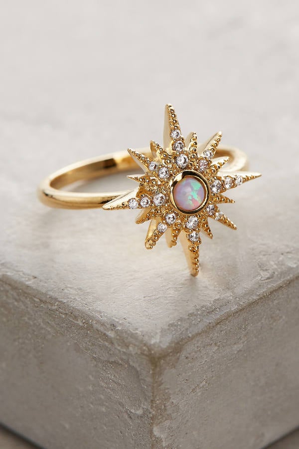 Opalescent Sunburst Ring