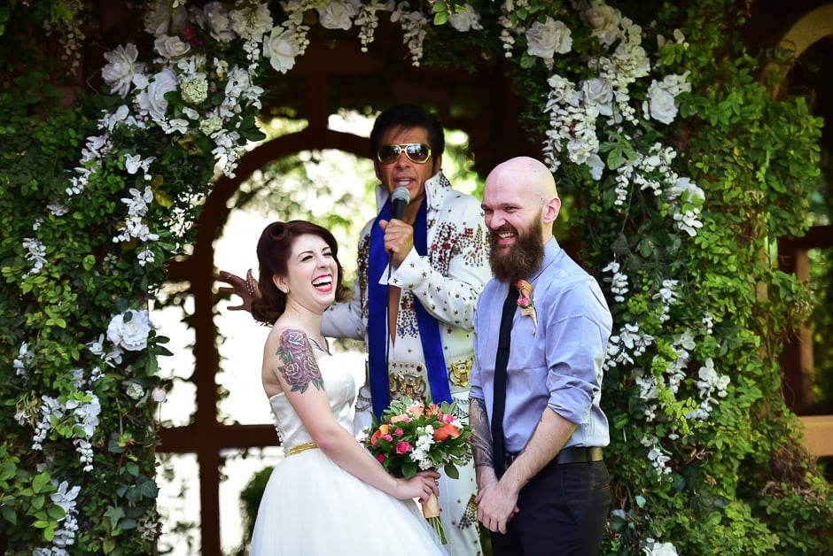 Tropical Las Vegas Wedding
