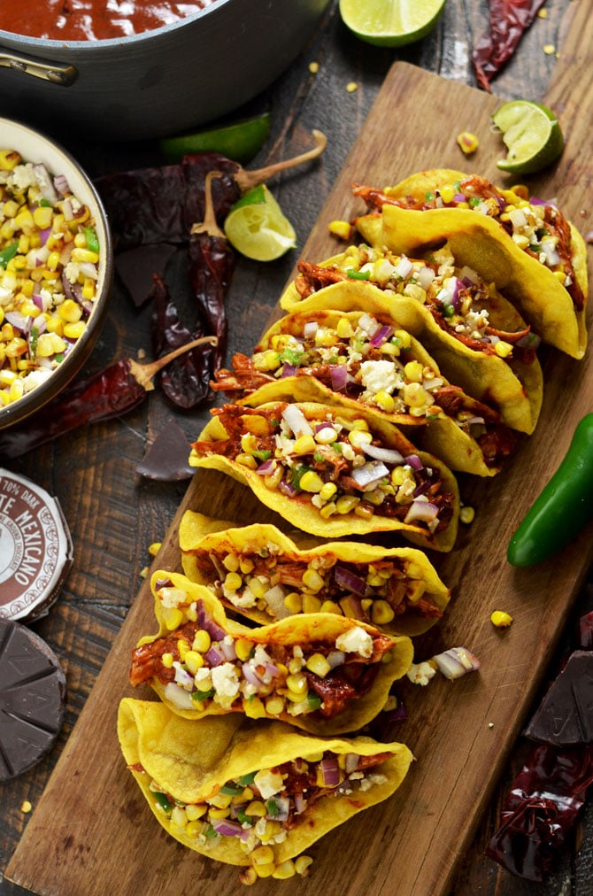 Barbecue-Sauced Chicken Tacos
