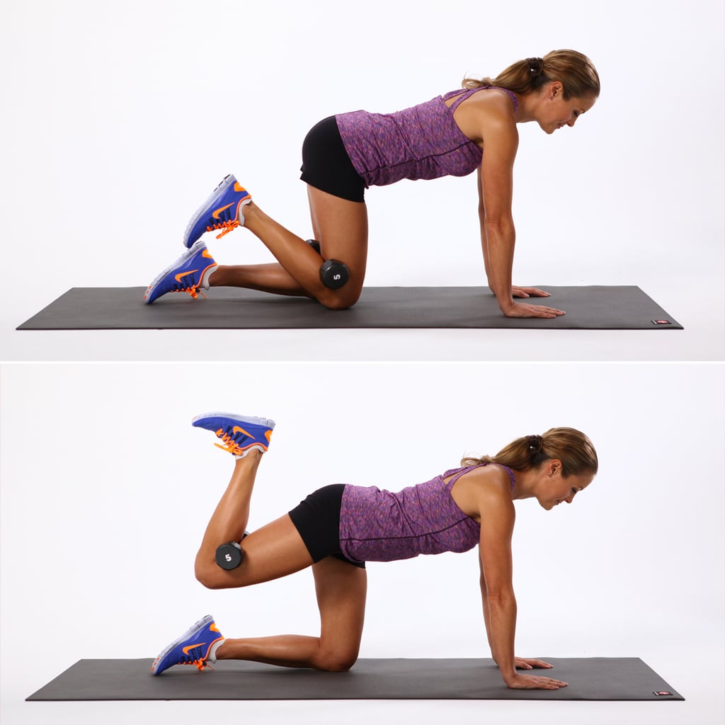 Butt Exercises Using Dumbbells Popsugar Fitness 