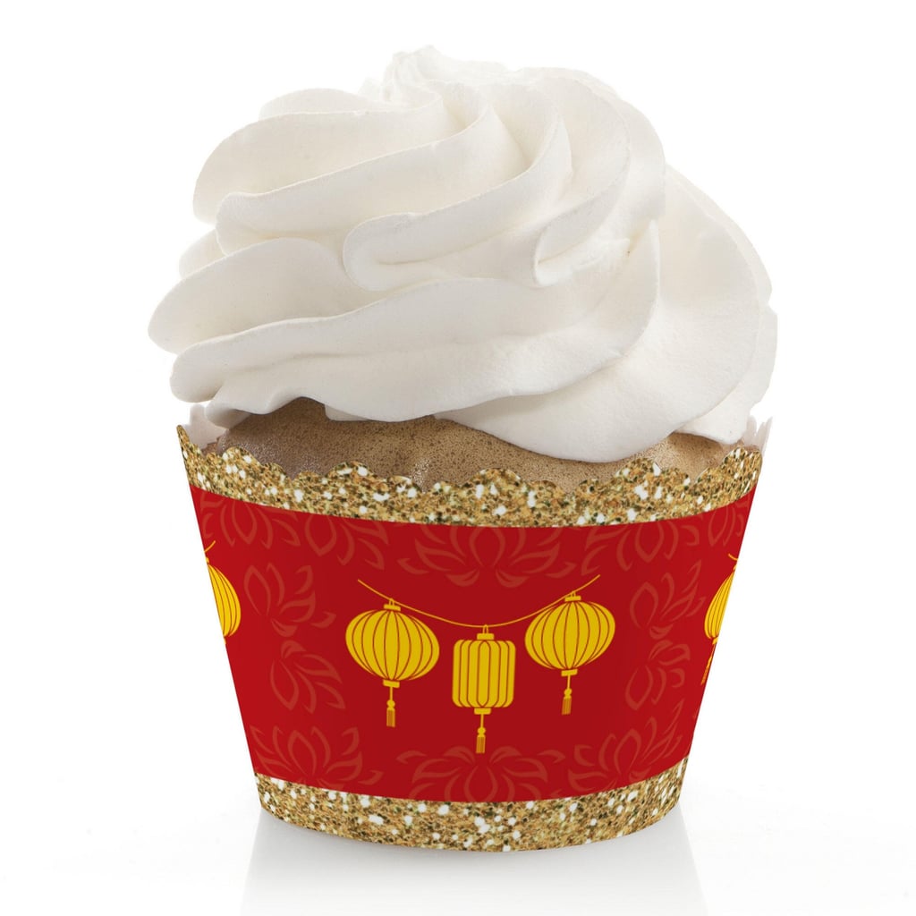 Lunar New Year Decor: Big Dot of Happiness Year of the Tiger Party Cupcake Wrappers