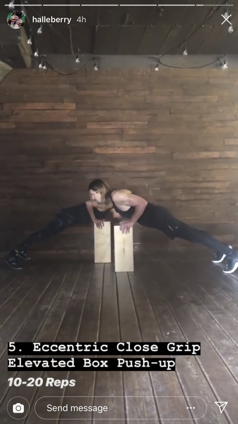 Eccentric Close Grip Elevated Box Push-Up