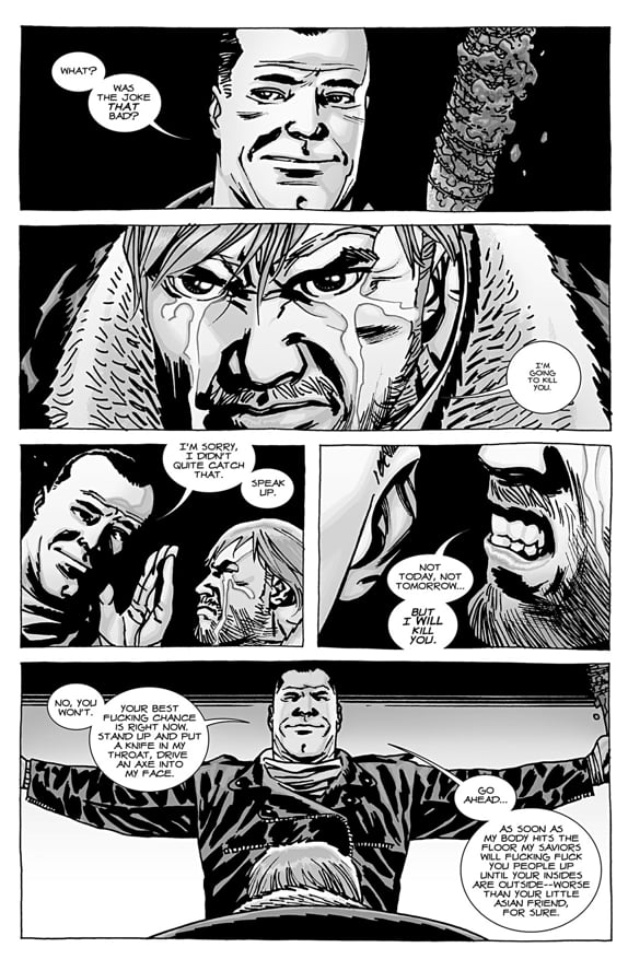 Obviously This Fills Rick Who Is Totally Helpless In This Rare Negan Killing Glenn In The 5144
