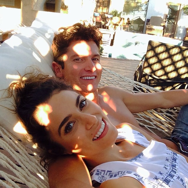 Nikki Reed relaxed in a hammock with her big brother. 
Source: Instagram user iamnikkireed