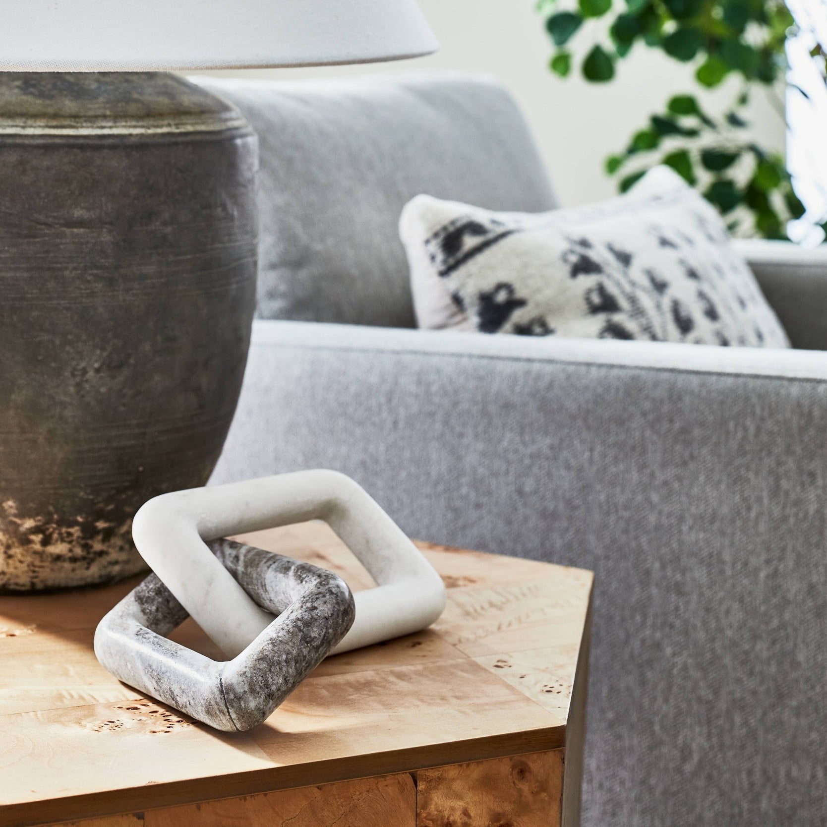 Threshold marble deals coffee table