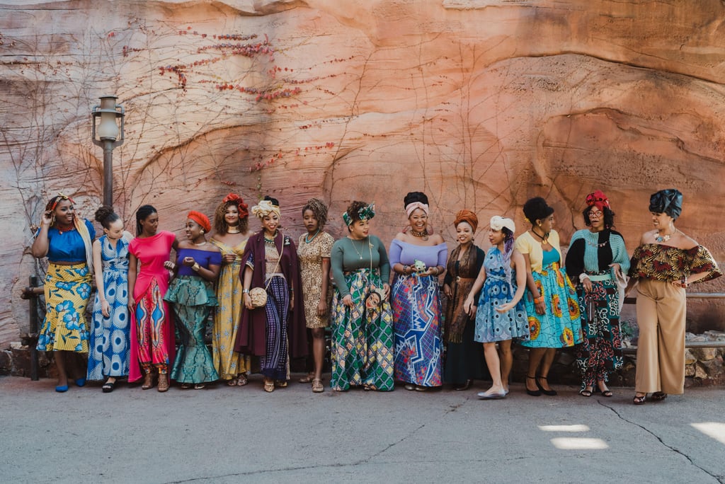 Women Dress Up as Disney Princesses in African Prints