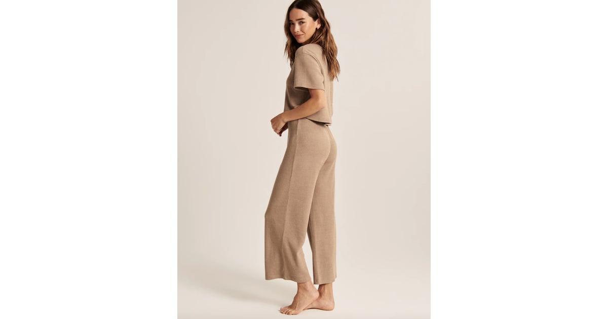 Abercrombie Waffle Lounge Wide Leg 