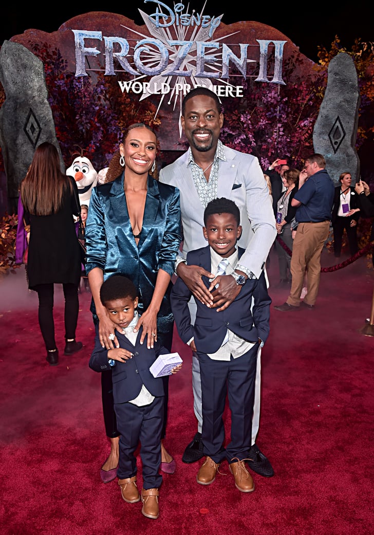 Sterling K. Brown and His Family at Frozen 2 Premiere Sterling K