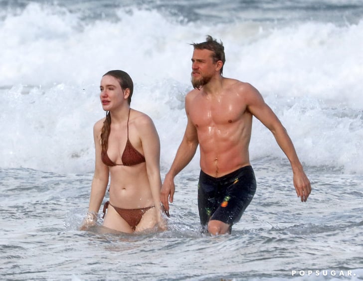 Charlie Hunnam Shirtless in Mexico With Morgana McNelis 2018 POPSUGAR Celebrity