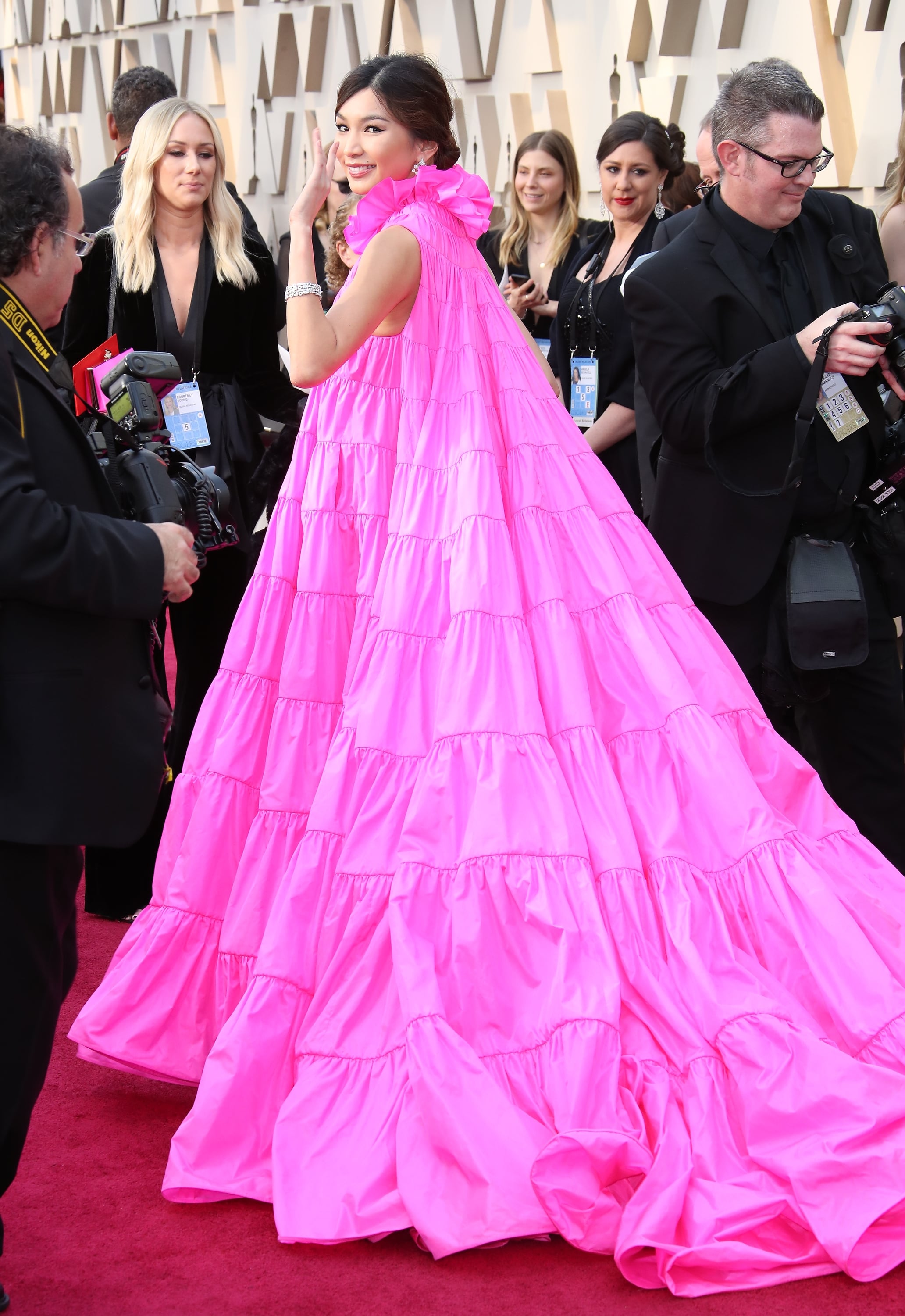Gemma chan oscar dress sale