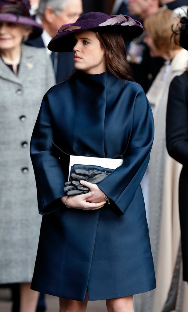 We Caught a Glimpse of the Bracelets Under Her Coat During a Memorial Service