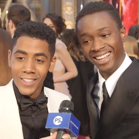 Moonlight's Ashton Sanders Jharrel Jerome Oscars Red Carpet