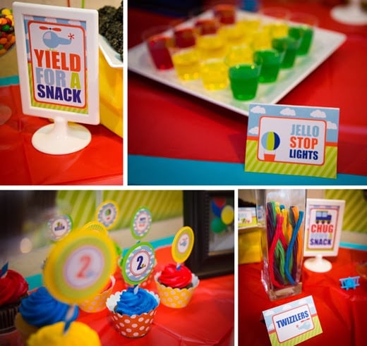 Transportation-Themed Kids' Birthday Party