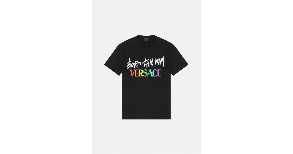 t shirt born this way versace