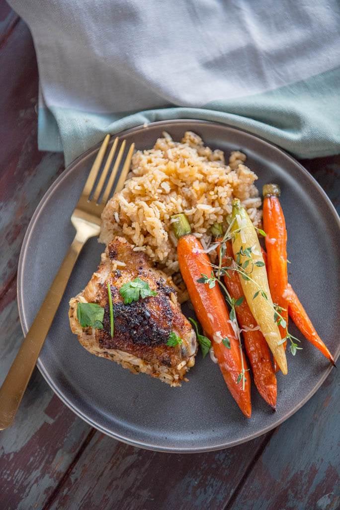 Instant Pot Baked Chicken Thighs With Rice