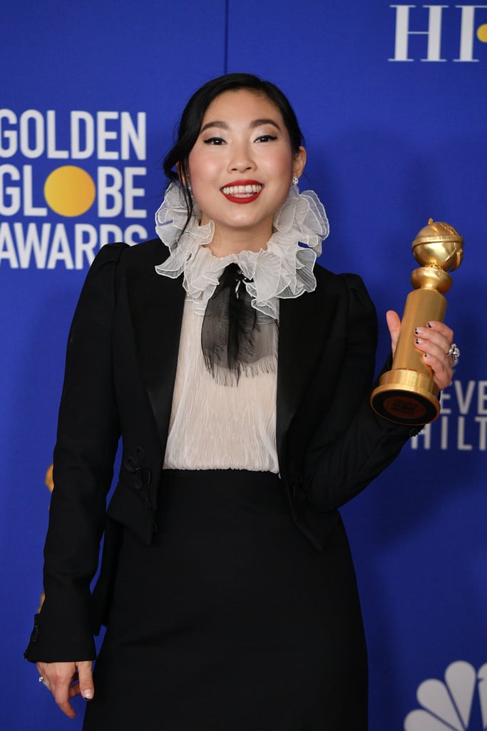 Awkwafina's French Manicure Golden Globes 2020