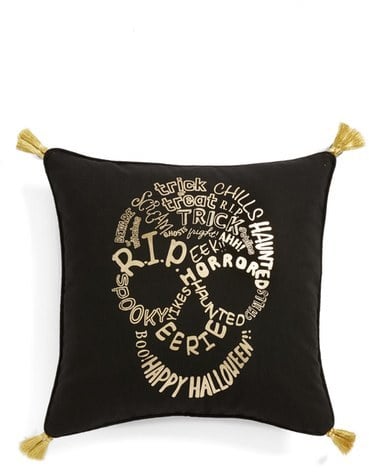Levtex Skull Tassel Pillow ($40)