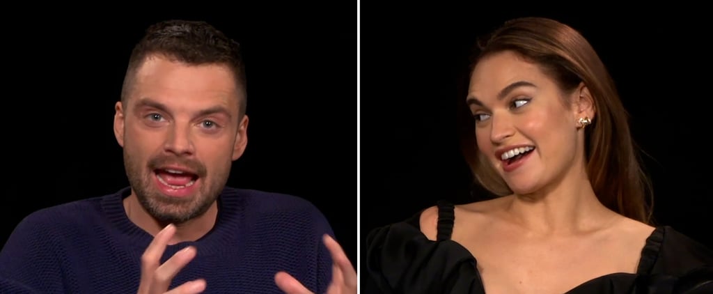 Sebastian Stan Lily James Pam & Tommy Interview | Video