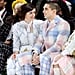 Maisie Williams and Reuben Selby Matching Thom Browne Suits