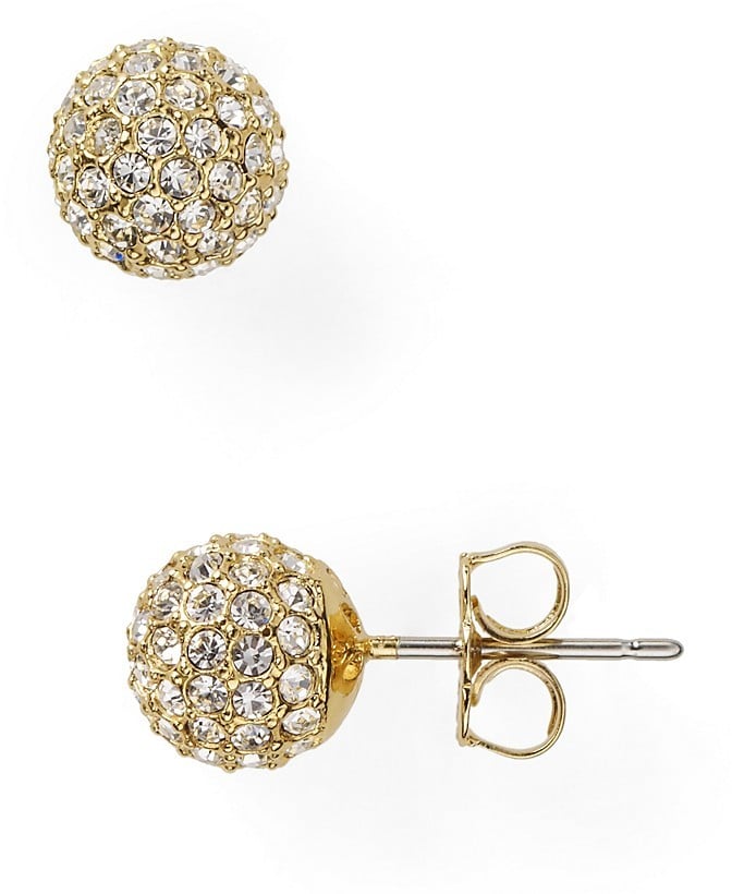 Nadri Small Crystal Ball Earrings