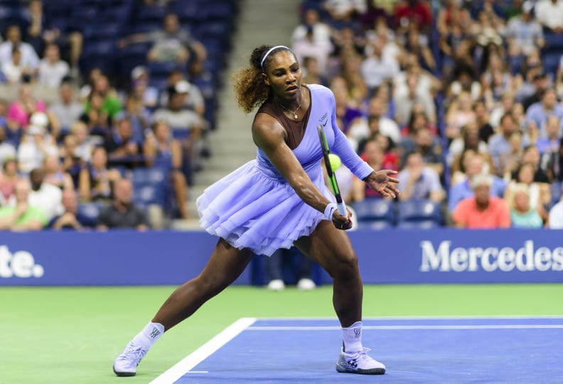 Check Out Serena's Lavender Off-White Look