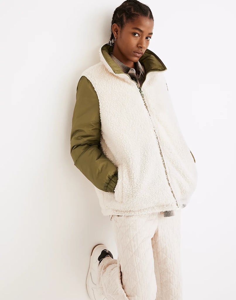 A Covetable Layer: Reversible Sherpa Puffer Jacket