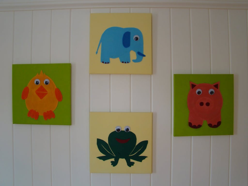 Felt Animal Squares