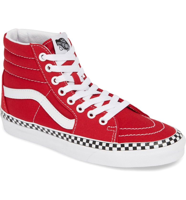 red vans sneakers