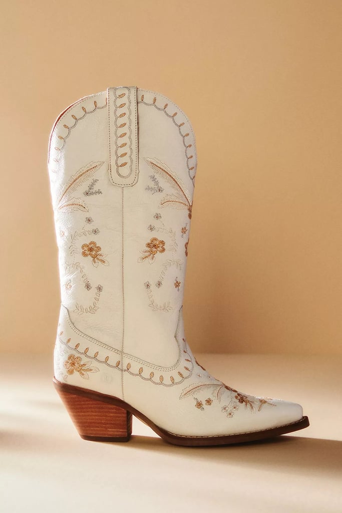 Embellished Boots: Dingo 1969 Full Bloom Leather Cowboy Boots