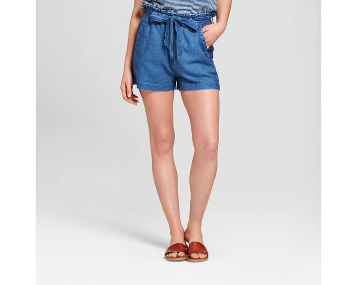 Women's Paper Bag Waist Shorts Target Universal Thread SizeInclusive