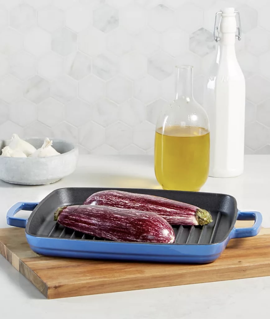 Martha Stewart Collection Enameled Cast Iron 11 Grill Pan