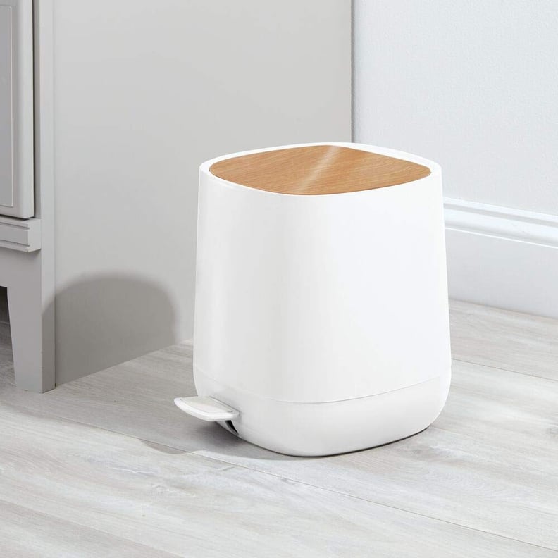 mDesign Modern  Gallon Plastic Step Trash Can