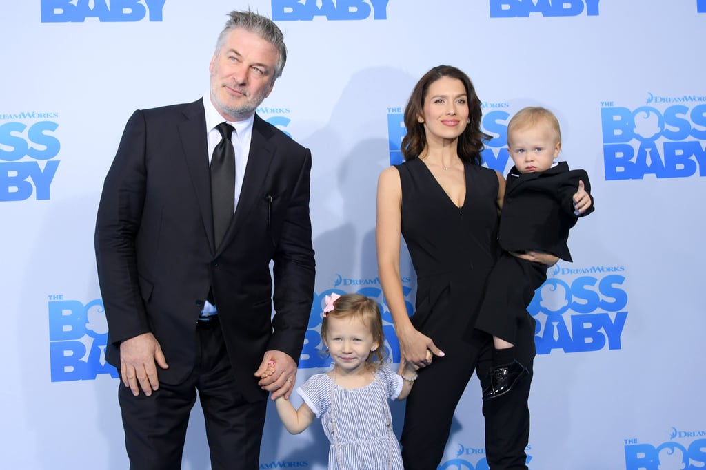 Alec Baldwin and His Family at Boss Baby Premiere March ...