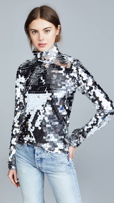 Jennifer Lopez s White Sequin Outfit by Sally LaPointe 2018