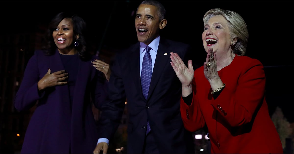 Obamas Campaign For Hillary Clinton in Philadelphia | Photos | POPSUGAR ...