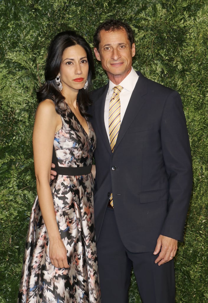 Abedin and Weiner attended the CFDA/Vogue Fashion Fund Awards in New York City in November 2015.
