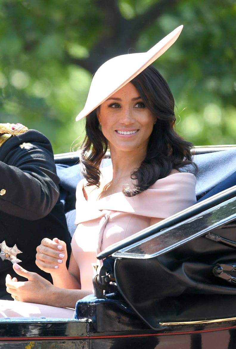 Meghan Markle's Pastels and Curls, 2018