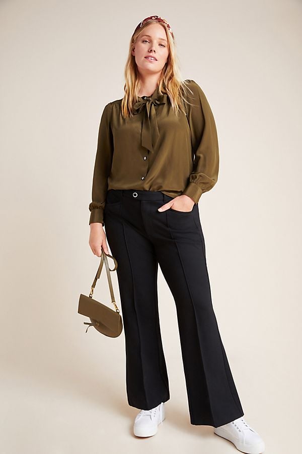 Essentials by Anthropologie The Essential Flare Trousers