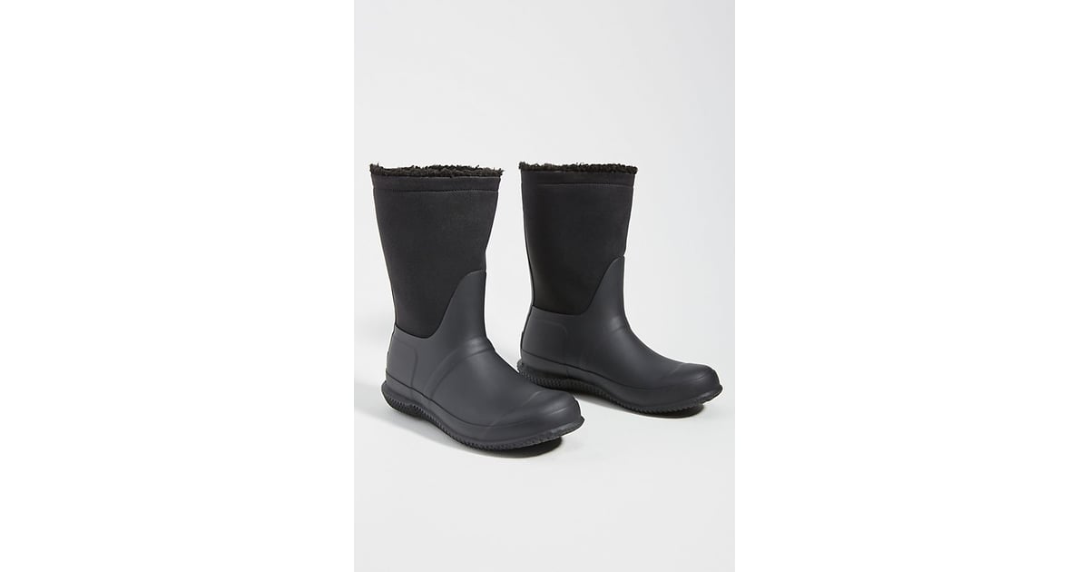rain boots with sherpa lining